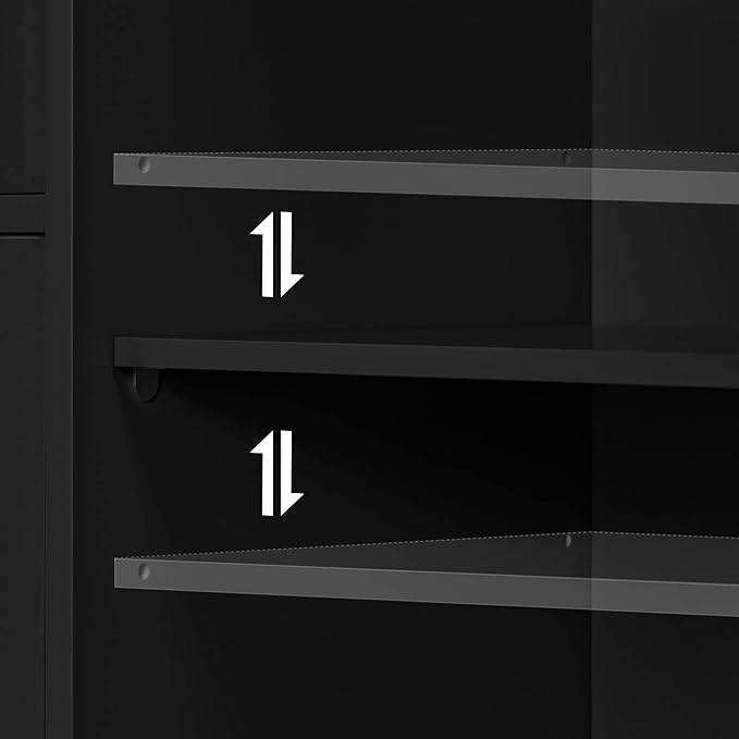 Yaheetech Wooden Bathroom Floor/Side Storage Organizer Cabinet with 4 Drawers and 1 Cupboard, Freestanding Entryway Storage Unit Console Table for Home Decor