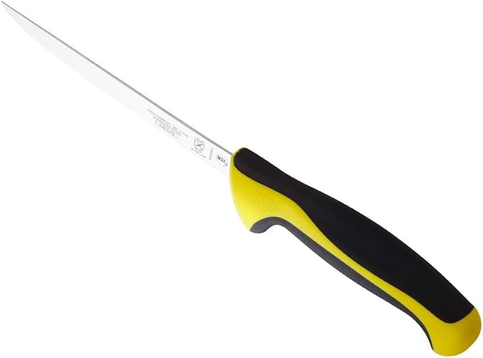 Mercer Culinary Millennia Color Handle Cutlery 6" Narrow Boning Knife Yellow