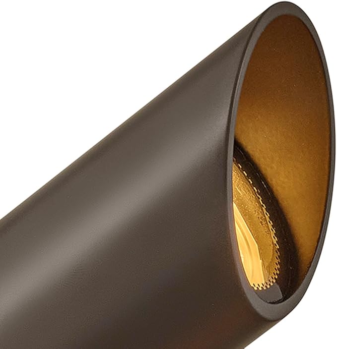 Hinkley Landscape 1536BZ-LL 12v Aluminum Outdoor Spot Light (Bronze) - 4w 2700K MR16 LED Bulb (Included) for Low Voltage Landscape Lighting of Yard, Lawn, Garden, Patio, Trees & House