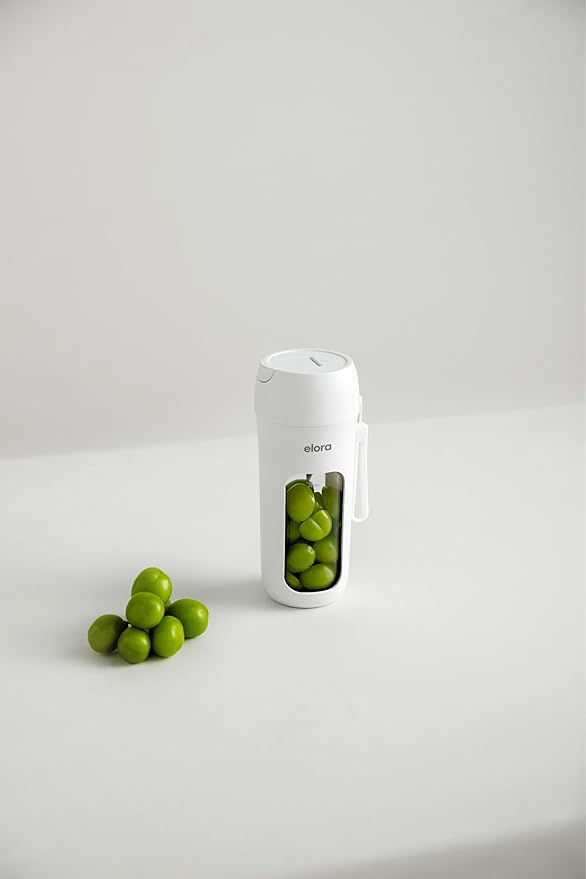 Elora Wireless Porable Blender - Powerful 10-Blade System, 80 Watt, USB-C Rechargeable Blender for Smoothies, Shakes, and Juices