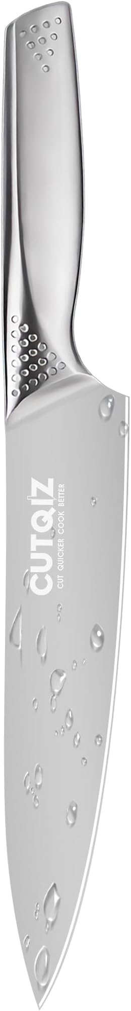 7-Inch Kitchen Essential Chef's Knife, Steel Seamless Handle