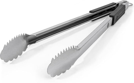 Grill Tongs 20-Inch Very Long Extra Heavy Duty for Grilling and Barbecue Heat Resistant Hand Grips Stainless Steel for BBQ Outdoor Kitchen and Cooking Hot Grilled Food