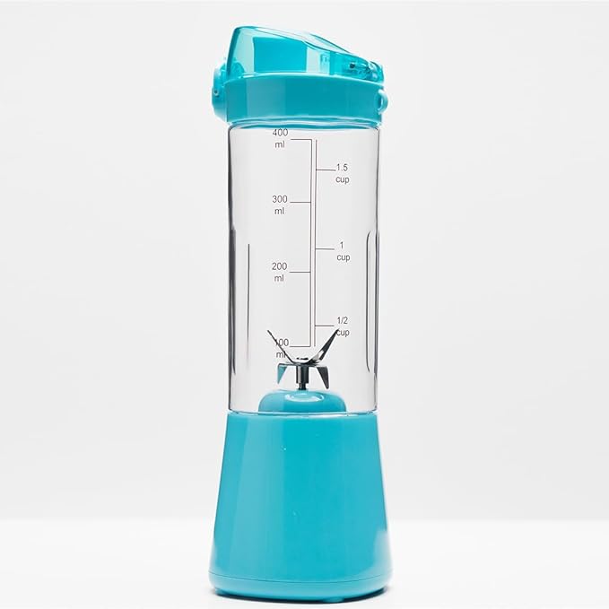 BLENDi Pro+ Portable Blender (New 2025 Model, 17.5oz, Turquoise) – Upgraded 120W Motor, USB-C Rechargeable, Cordless Personal Blender for Smoothies & Shakes – BPA-Free, Self-Cleaning, Travel-Friendly