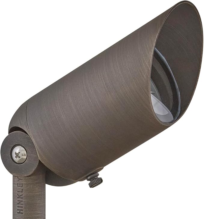 Hinkley Landscape Lighting Hardy Island 1536TMZ-LL Spot Light - 4w MR16 LED Blub Included, 12v - Matte Bronze Clear Lens