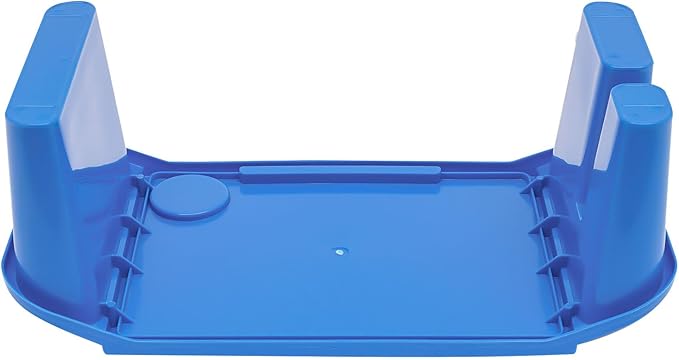 Kids Lap Desk Tray Set of 6, Portable Activity Table, Stackable Plastic Tray for Drawing, Writing, Eating, Classroom, 19.69" L x 9.84" W x 7.09" H, Blue