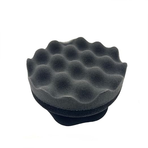 3PCS Tire Shine Applicator Pad, High-Density Wave-Grip Pad for Leather & Tire Care, Auto Detailing Tool, Durable and Reusae Applicator Pad for Auto Polishing, Cleaning, and Waxing