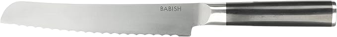 Babish High-Carbon 1.4116 German Steel Cutlery, 8 Inch Bread Kitchen Knife