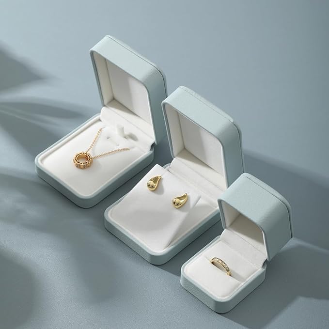 Earring Box For Studs, Leather Earring Jewelry Box,Earring Storage,Luxury Earring Gift Box For Engagement, Wedding,Premium Earing Display Box