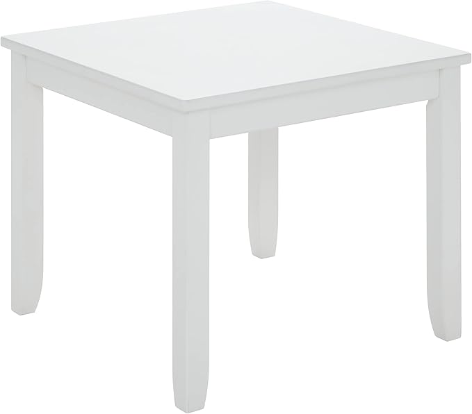 MUSEHOMEINC Kids Table for Toddlers, Children Wooden Table for Playing or Activity, Activity Table for Children/Kids Wooden Table/Preschool Furniture/Gift for Boys Girls. (1, White, Table)