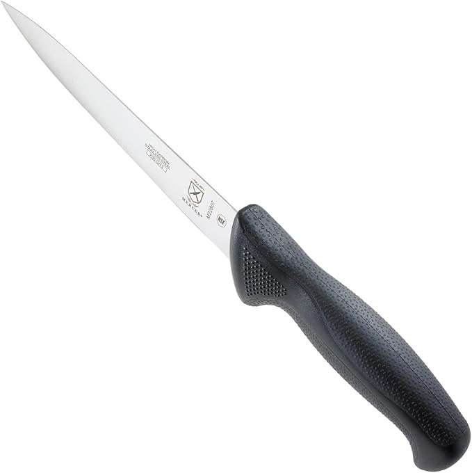 Mercer Culinary M22807 Millennia Black Handle, 7-Inch Flexible, Fillet Knife