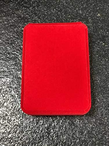 Wedding Jewelry Sets Velvet Box Necklace Earring Ring Display Case Storage Holder (Red)