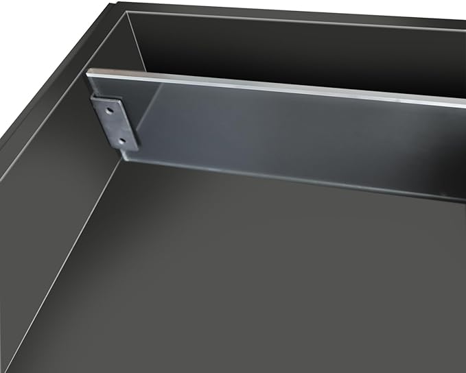 CKB Shower Niche Stainless Steel, 18 Inch x 14 Inch x 4 Inch Depth, Double-Layer Storage Shelves, Recessed Shower Shelf with Matte Black