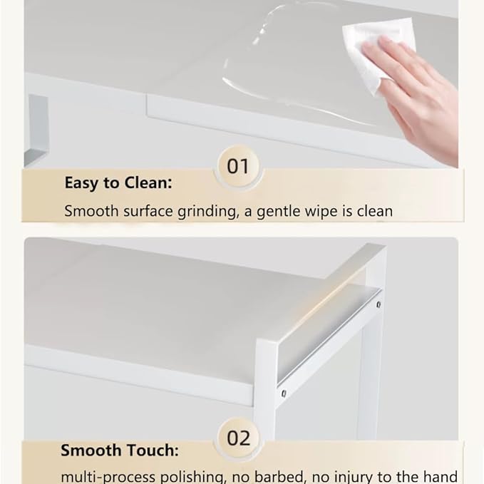 Bayou Expandable Shoe Rack, Adjustable Closet Storage Organizer, Heavy Duty Carbon Steel Shelf, Stackable Free-Standing Unit for Small Spaces (10", 2-Pack)