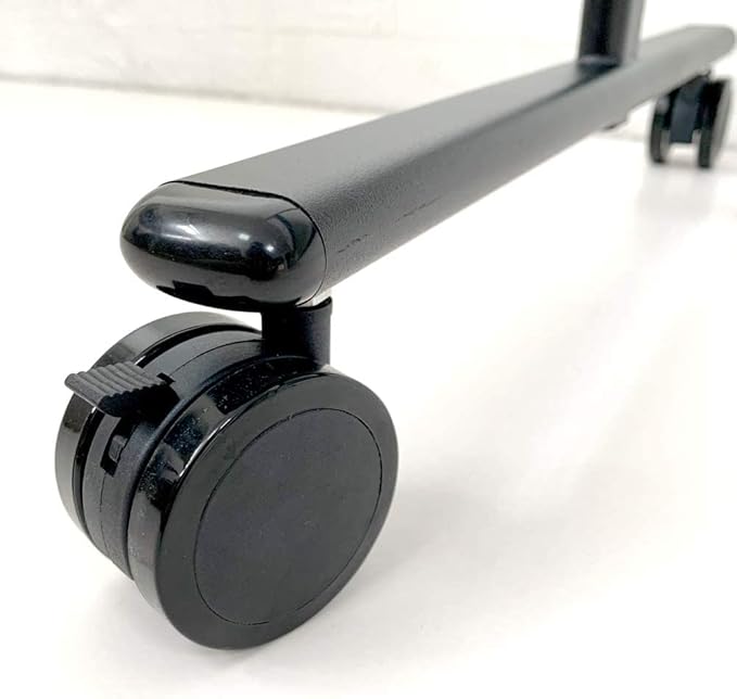 Mobile Dry Erase Board, 32 x 48 Inches, Double Sided, Rolling White Board with Casters Stand-Black(8012…