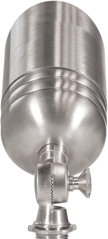 VOLT 20-Pack 12V Fat Boy Stainless Steel Outdoor Spotlights for Low Voltage Landscape Lighting of Yard, Lawn, Garden, Patio, Trees & House