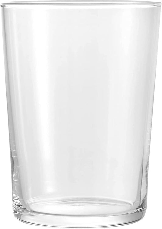 Bormioli Rocco Bodega Collection Glassware – Set Of 12 Maxi 17 Ounce Drinking Glasses For Water, Beverages & Cocktails – 17oz Clear Tempered Glass Tumblers, Transparent