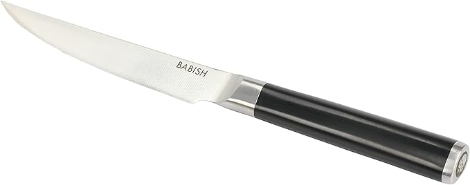Babish High-Carbon 1.4116 German Steel Cutlery, 4pk Forged Kitchen Steak Knife