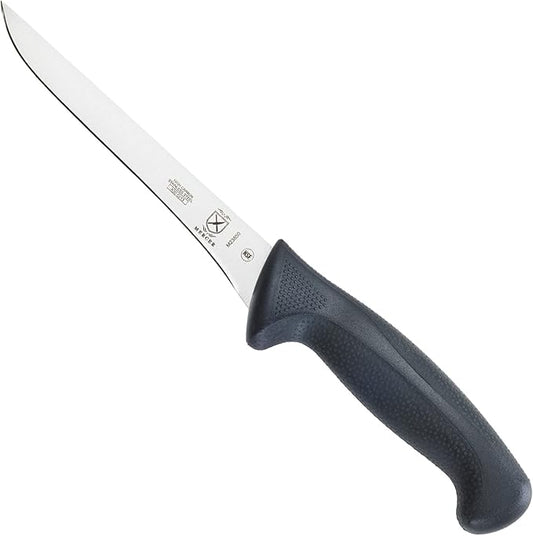 Mercer Culinary M23850 Millennia Black Handle, 6-Inch Flexible, Boning Knife