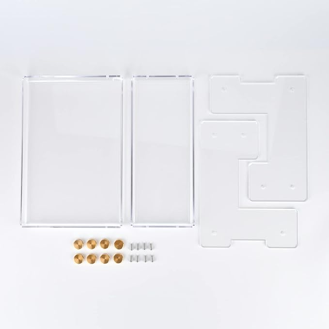 FFK Bathroom Organizer Countertop 2-Tier Storage：Bathroom Counter Organizer Acrylic Standing Holder Cosmetic Storage Perfume Shelf for Bathroom Bedroom Dressing Table1