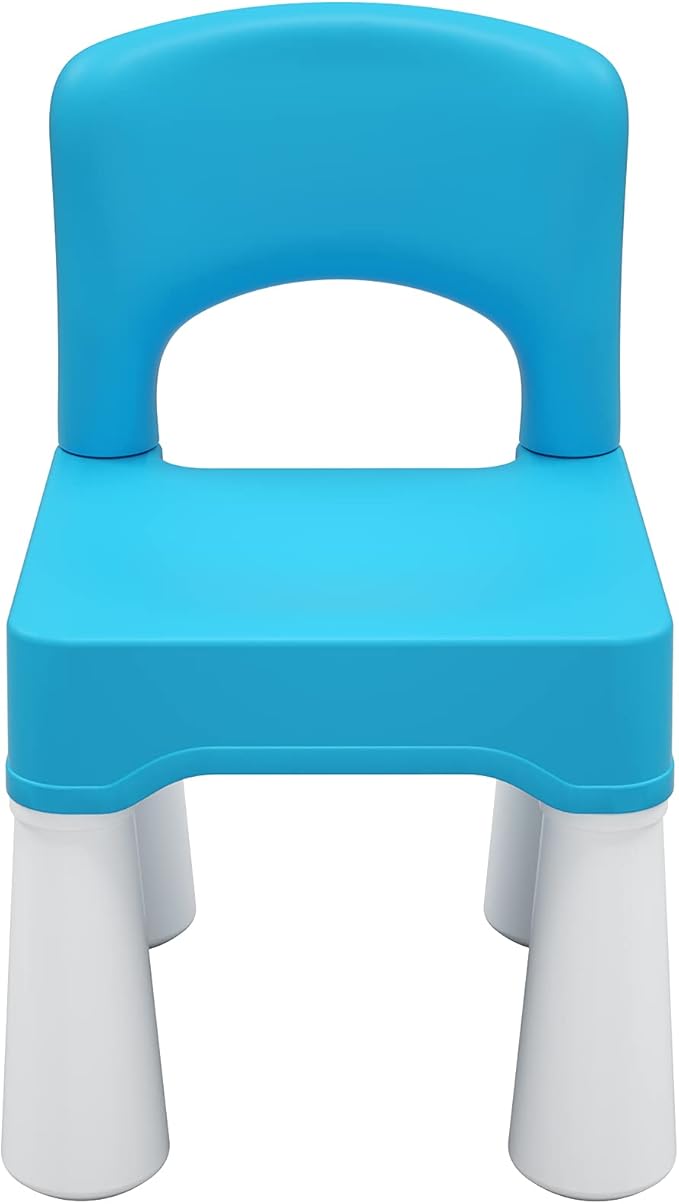 burgkidz Plastic Toddler Chair, Durable and Lightweight Kids Chair, 9.3" Height Seat, Indoor or Outdoor Use for Toddlers Boys Girls Ages 2 and Up