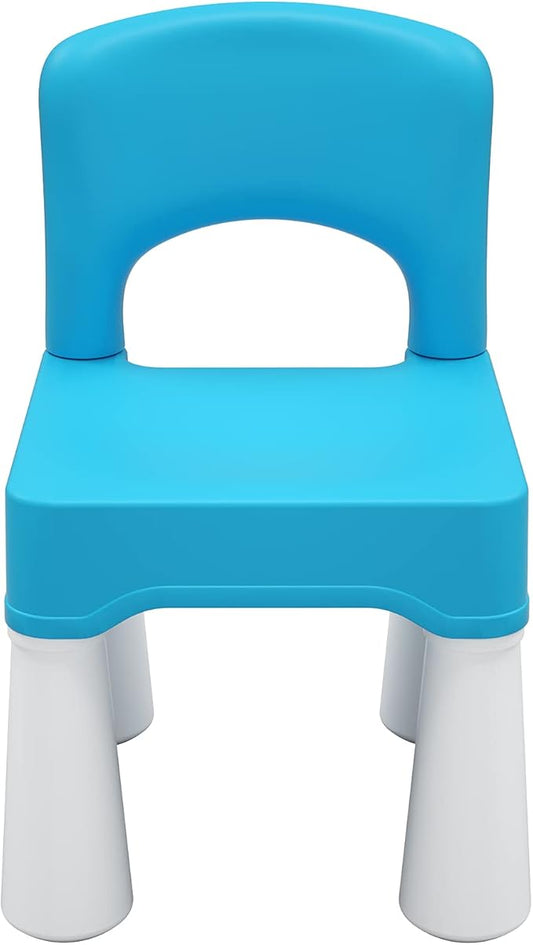 burgkidz Plastic Toddler Chair, Durable and Lightweight Kids Chair, 9.3" Height Seat, Indoor or Outdoor Use for Toddlers Boys Girls Ages 2 and Up