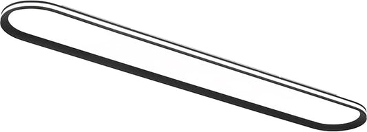 47.1 Inch Metal LED Ceiling Light,Slim, Edge Lit - 65W Full Spectrum Linear Ceiling Lamps,6500K Cool White Modern Ultra Thin Low Profile Light Fixture for Kitchen, Home & Office Hallway