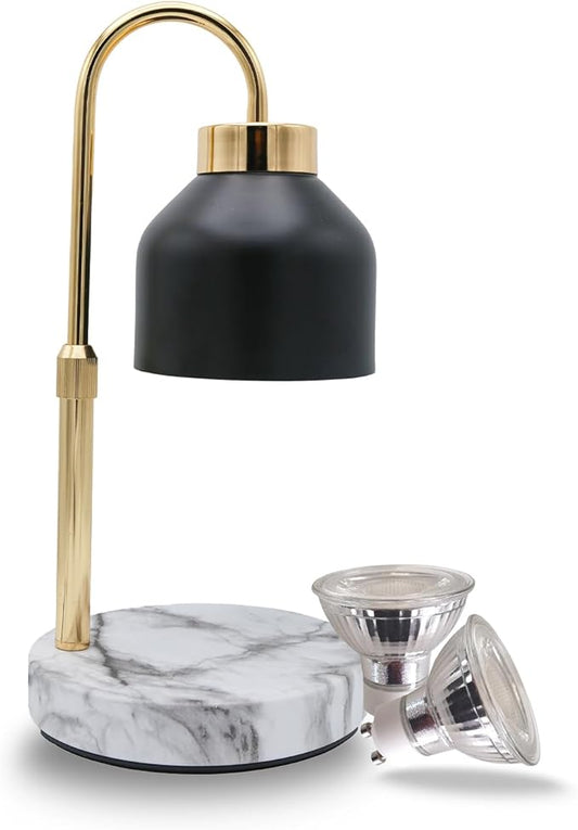 Adjustable Electric Candle Warmer Lamp with Timer -Safe & Dimmable Fragrance Diffuser for Wax Melting and Jar Candles -Modern Home Decor and Gift Idea