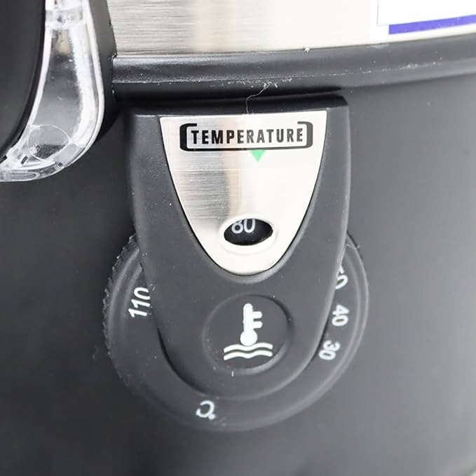 23L/24.3QT Hot Water Dispenser Commercial Electric Hot Water Bucket 1500W Fast Boiling with Temperature Control Electric Kettle for Office Restaurant Tea Shop & Event Venues 110V