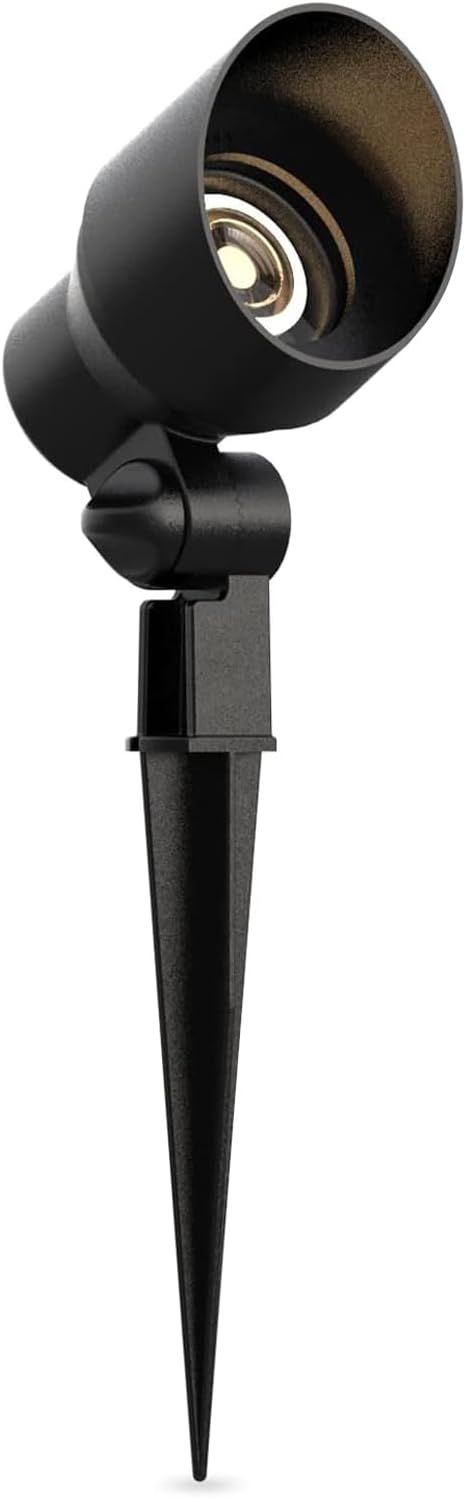 Malibu Low Voltage Landscape Lights - 20W 145 Lumens Halogen Outdoor Lights with Stake Connector (1 Pack)