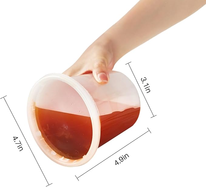 EDI [24 OZ, 50 Sets] Plastic Deli Food Storage Containers with Airtight Lids | Microwave-, Freezer-, Dishwasher-Safe | BPA Free | Heavy-Duty | Meal Prep | Leakproof | Recyclable