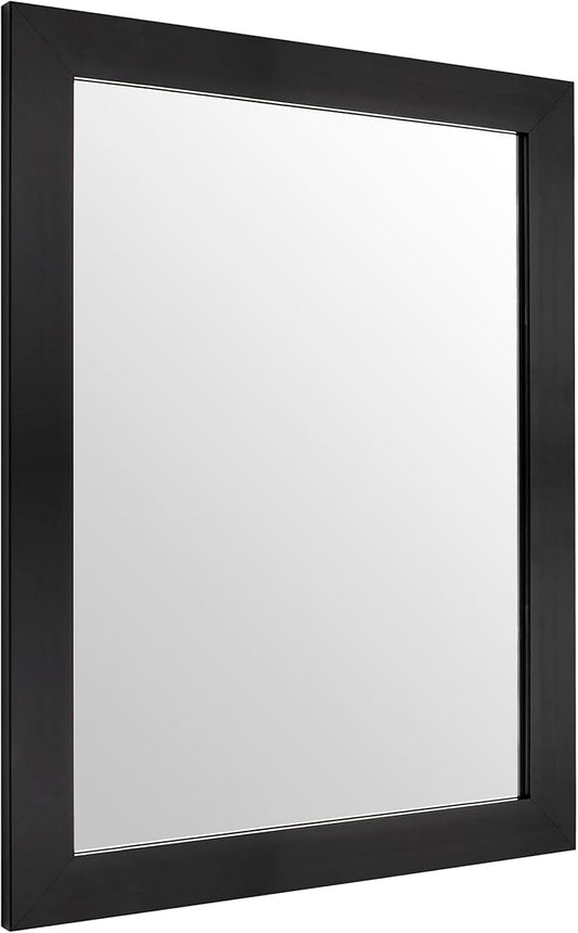 Ruomeng Rectangular Wall Mirror 16" x 20" for Bathroom, Bedroom, Entryway, Living Room, Black