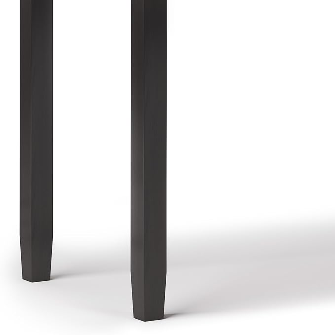 SIMPLIHOME Warm Shaker Desk - 48-Inch Wide Solid Wood Writing Desk in Hickory Brown, Transitional Home Office Computer Table for Workspace or Study with Flip-Down Keyboard Tray and 2 Drawers