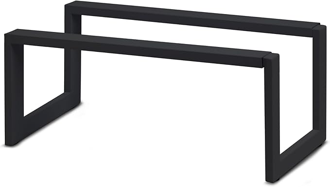 QUALIAZERO 2-Tier Expandable Shoe Rack – Durable Organizer Shelf for Entryways, Bedrooms, Bathrooms, and Laundry Rooms (GALAXY BLACK, 1 PACK)