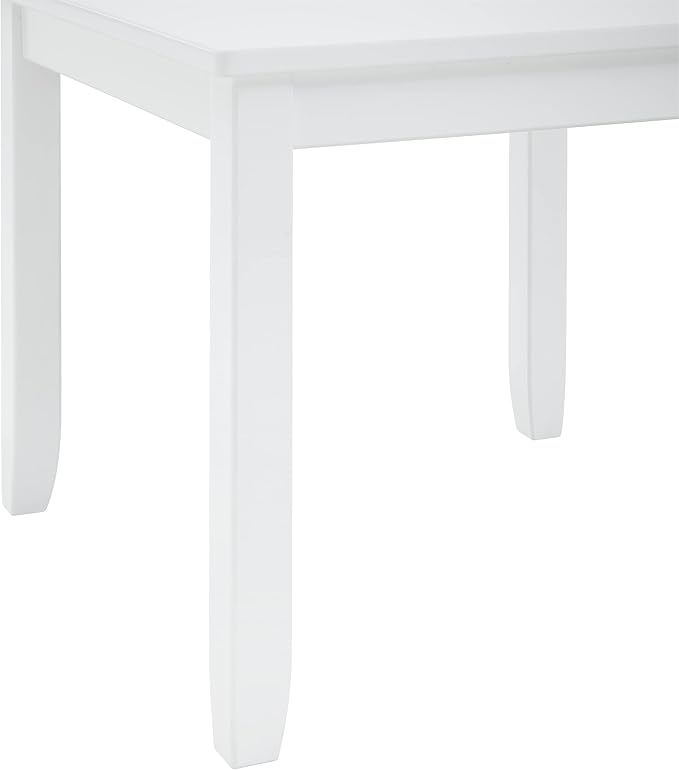 MUSEHOMEINC Kids Table for Toddlers, Children Wooden Table for Playing or Activity, Activity Table for Children/Kids Wooden Table/Preschool Furniture/Gift for Boys Girls. (1, White, Table)