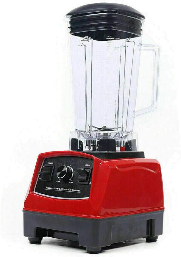 Electric Juice Blender Smoothie Maker Ice Crusher Multi-Function Kitchen Mixer Commercial Grade Blender Mixer Heavy Duty High Power 2L 1500W (A)