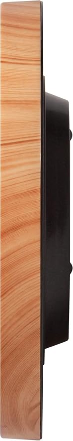 NUOVO 10 Inch Wooden Round Wall Clock Silent & Non-Ticking Retro Wall Clock Operated for Living Room Bedroom Kitchen(26 cm/ 10")