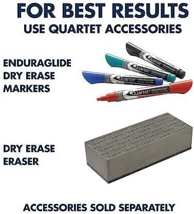 Quartet Glass Whiteboard, Non-Magnetic Dry Erase White Board, 4' x 3', Frosted Surface, Infinity (G4836F)