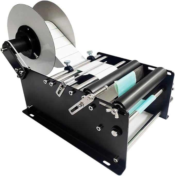 Manual Round Bottle Labeling Machine Beer Cans Wine Adhesive Sticker Labeler Label Dispenser Machine Packing Machine