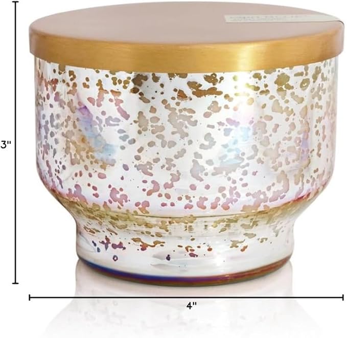 Capri Blue Aloha Orchid Scented Candles for Home - Mercury Iridescent Inverted Jar Candles - Housewarming Gifts for Women & Men - Long Burning Soy Wax Blend - Capri Blue Aloha Orchid (10 oz)