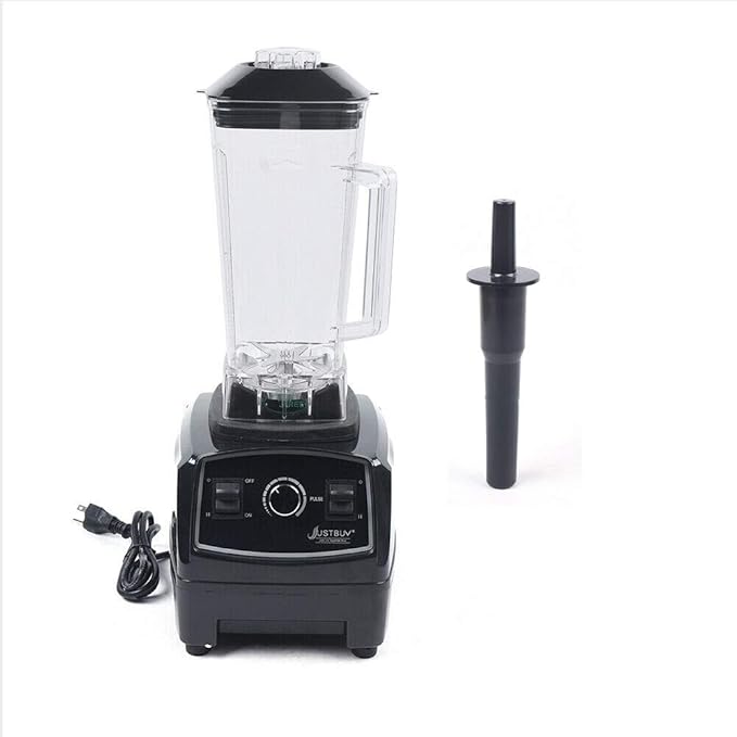 Electric Juice Blender Smoothie Maker Ice Crusher Multi-Function Kitchen Mixer Household Blender Mixer Heavy Duty High Power (2200W 2L Black)