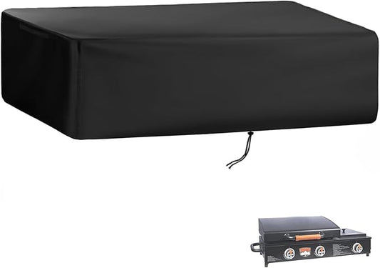 Grill Cover for Blackstone 1860 2225 On The Go Range Top Combo Griddle, Heavy-Duty 600D Tabletop BBQ Cover for Blackstone 22 inch Camping Griddle