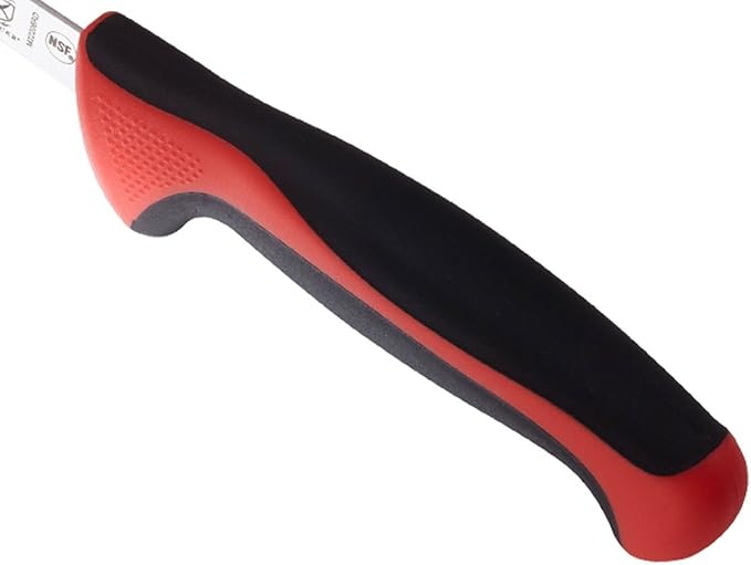 Mercer Culinary Millennia Color Handle Cutlery 6" Narrow Boning Knife Red