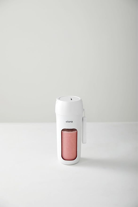 Elora Wireless Porable Blender - Powerful 10-Blade System, 80 Watt, USB-C Rechargeable Blender for Smoothies, Shakes, and Juices