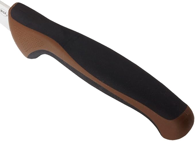 Mercer Culinary Millennia Color Handle Cutlery 6" Curved Boning Knife Brown