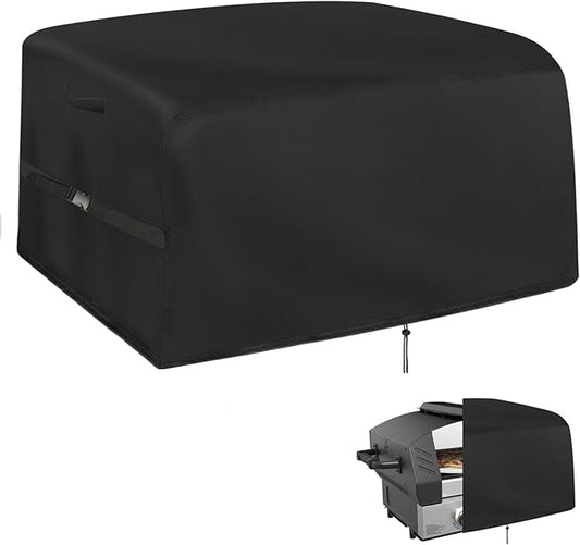 Kingling Pizza Oven Cover for Blackstone 6964 6961 6960 Portable Pizza Oven, 32 inch Waterproof & Dustproof Pizza Oven Outdoor Grill Cover (Cover Only) - Black