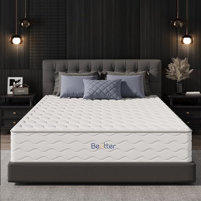 12 Inch Twin XL Hybrid Mattress, 7-Zone Green Tea & Charcoal Cooling Gel Memory Foam Mattress in a box,Pocketed Springs for Isolate Motion, Pressure Relief, CertiPUR-US Certified, Support Comfort