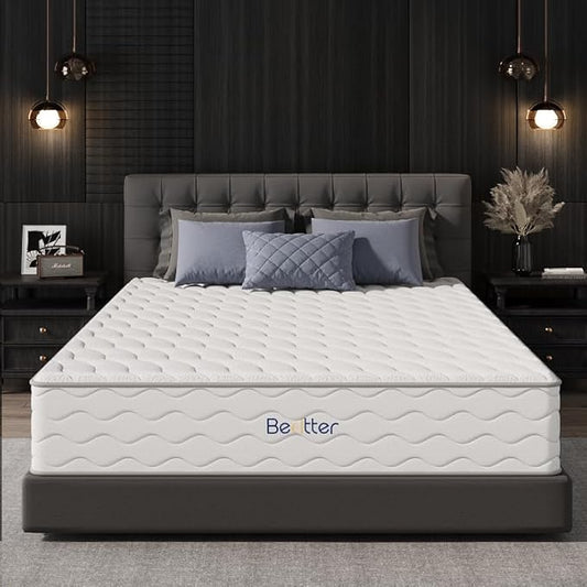 12 Inch Twin XL Hybrid Mattress, 7-Zone Green Tea & Charcoal Cooling Gel Memory Foam Mattress in a box,Pocketed Springs for Isolate Motion, Pressure Relief, CertiPUR-US Certified, Support Comfort