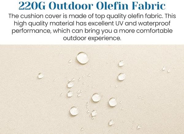 Outdoor Patio Furniture Set, Rattan Outdoor Sectional Furniture, Patio Conversation Sets for Balcony, Porch, Backyard, Deck, Garden, Dark Grey