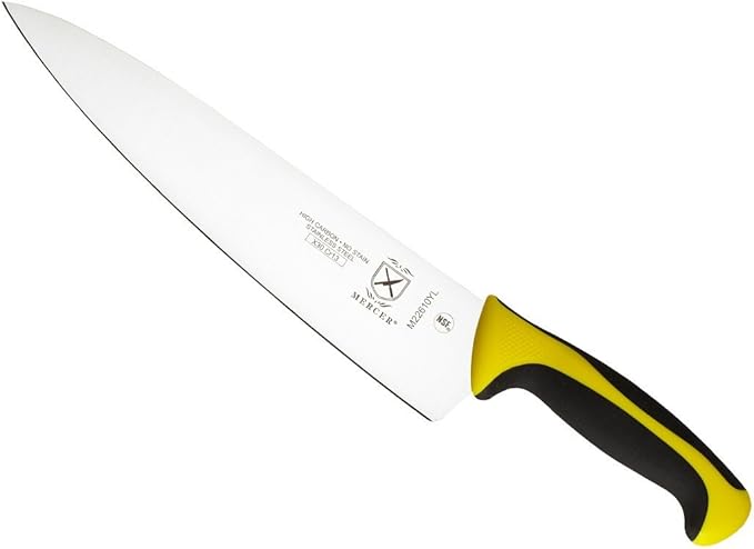 Mercer Culinary Millennia Color Handle Cutlery 10" Chef's Knife Yellow