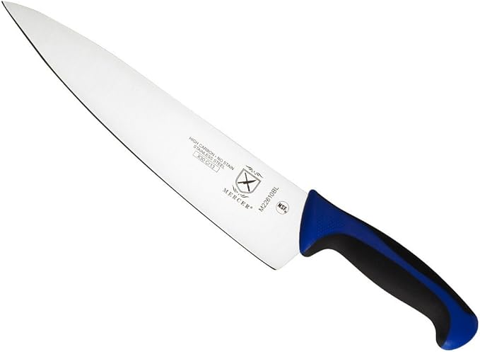 Mercer Culinary Millennia Colors 10-Inch Chef's Knife, Blue
